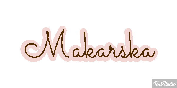 Makarska テキスト効果