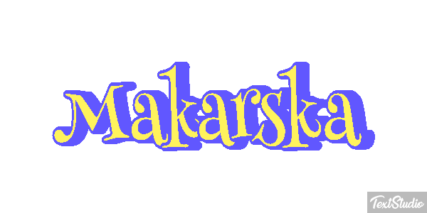 Makarska テキスト効果