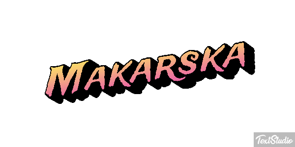 Makarska テキスト効果
