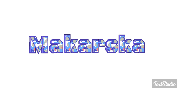 Makarska テキスト効果