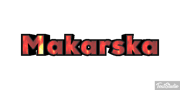 Makarska テキスト効果