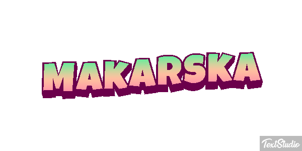 Makarska テキスト効果