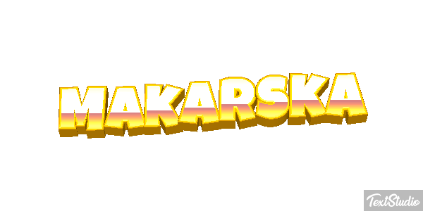 Makarska テキスト効果