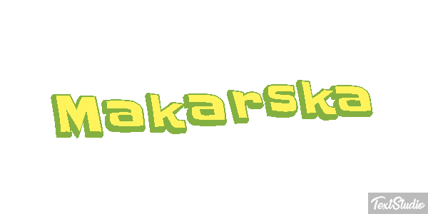 Makarska テキスト効果
