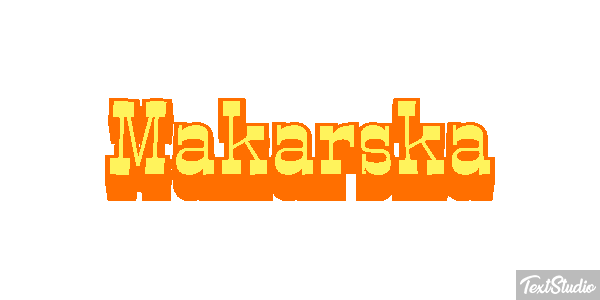 Makarska テキスト効果