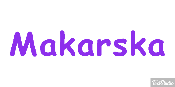 Makarska テキスト効果