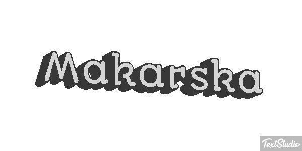 Makarska テキスト効果