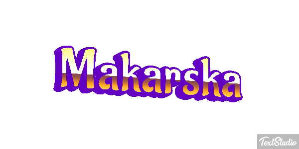 Makarska テキスト効果