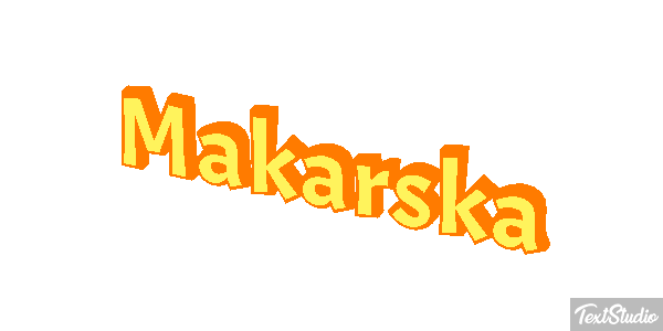 Makarska テキスト効果