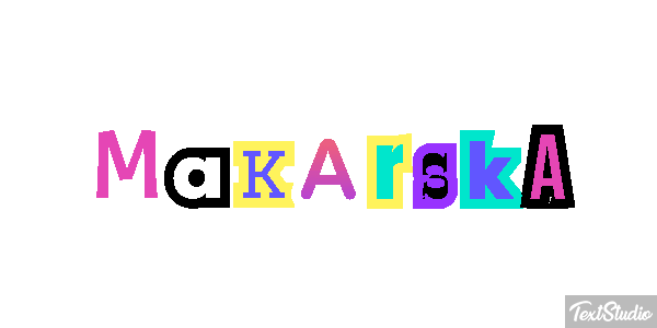 Makarska テキスト効果