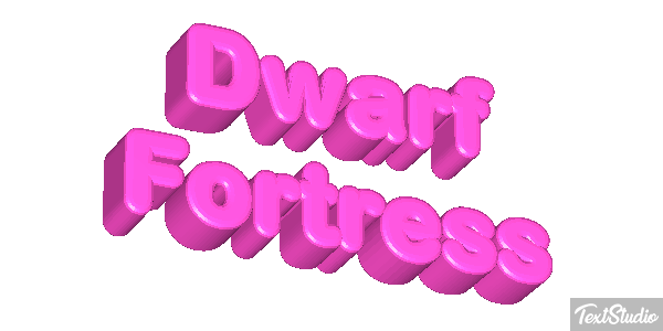 Dwarf Fortress Efecto de texto