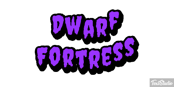 Dwarf Fortress Efecto de texto
