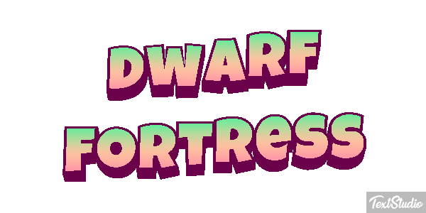 Dwarf Fortress Efecto de texto