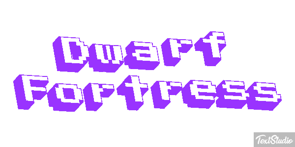 Dwarf Fortress Efecto de texto