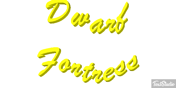 Dwarf Fortress Efecto de texto