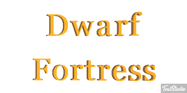 Dwarf Fortress Efecto de texto