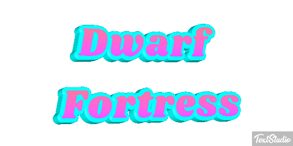 Dwarf Fortress Efecto de texto