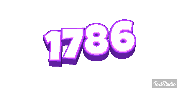 1786 Text effect