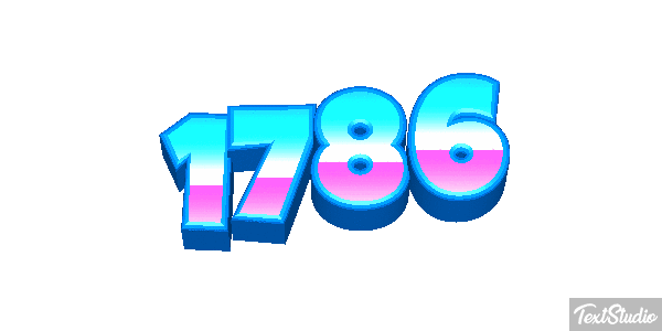 1786 Text effect