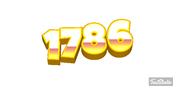 1786 Text effect