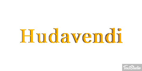 Hüdavendi Efeito do texto