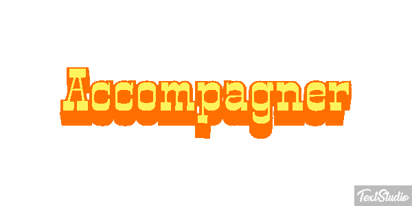 Accompagner Efekt tekstowy