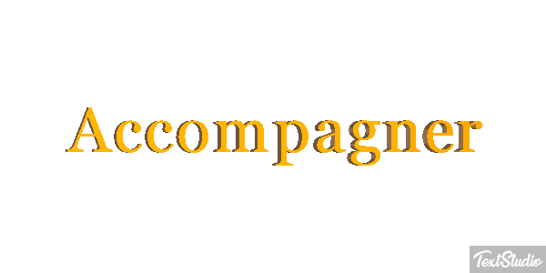 Accompagner Efekt tekstowy