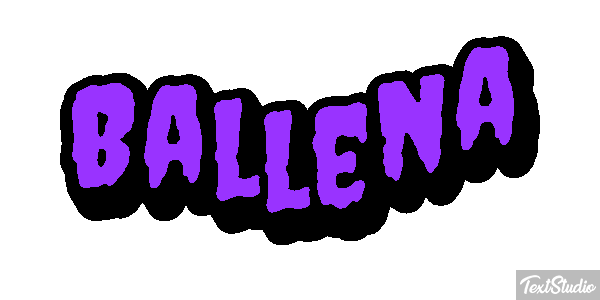 Ballena Text effect