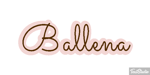 Ballena Text effect