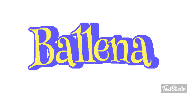 Ballena Text effect