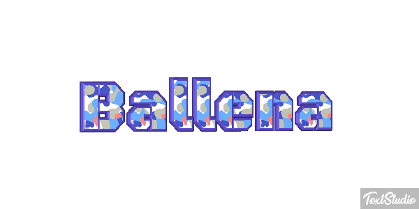 Ballena Text effect