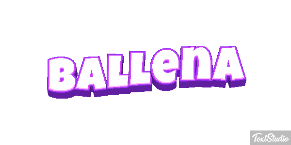 Ballena Text effect