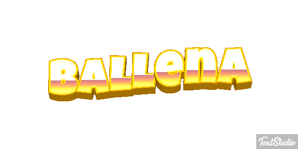 Ballena Text effect