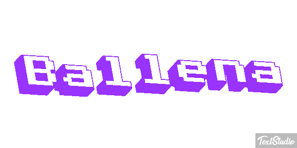 Ballena Text effect