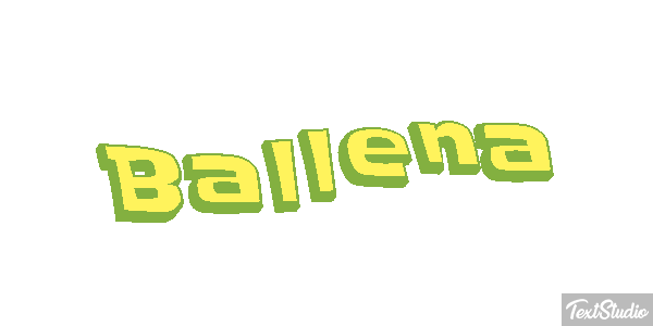 Ballena Text effect