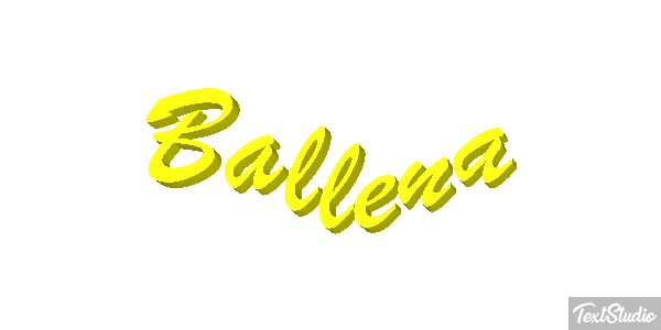 Ballena Text effect
