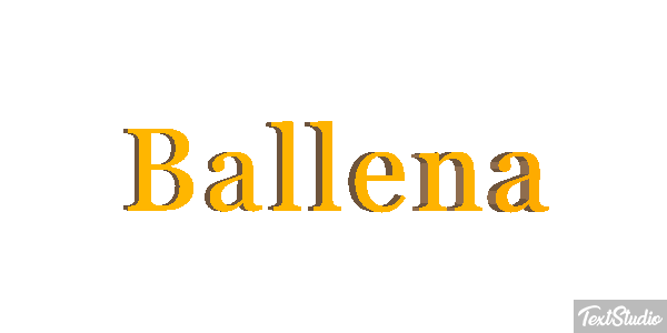 Ballena Text effect