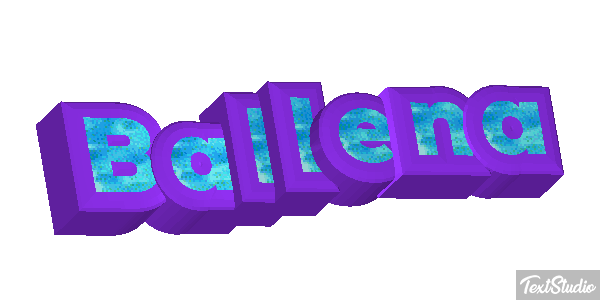 Ballena Text effect
