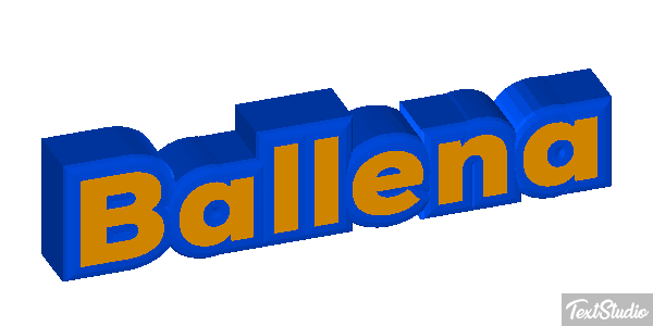 Ballena Text effect