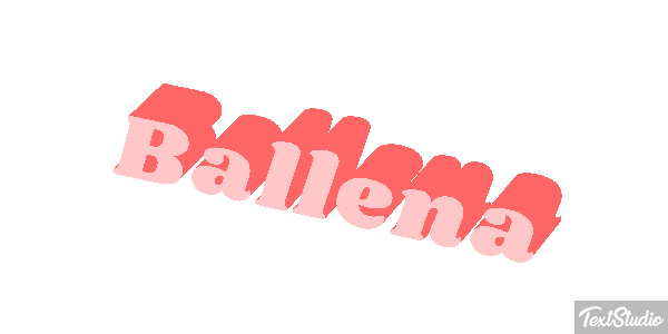 Ballena Text effect