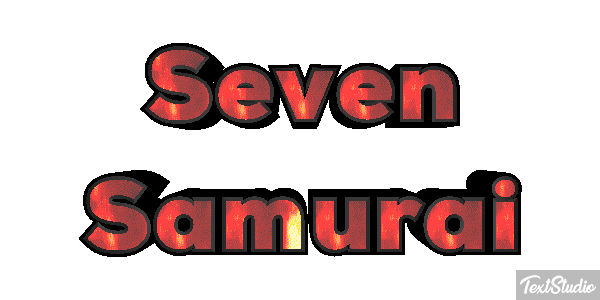 Seven Samurai Efekt tekstowy