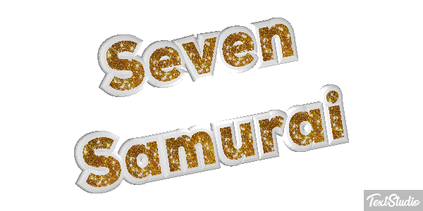 Seven Samurai Efekt tekstowy