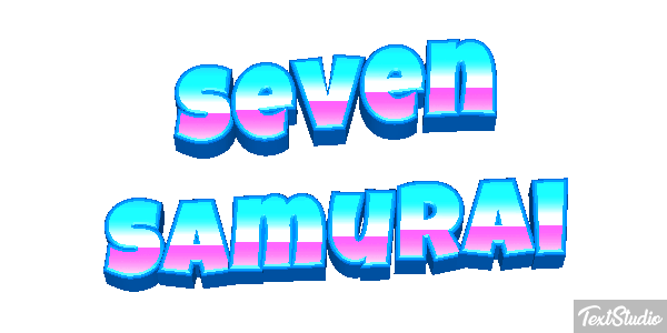 Seven Samurai Efekt tekstowy
