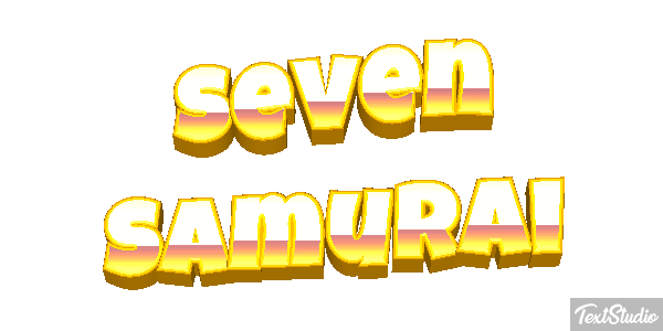 Seven Samurai Efekt tekstowy