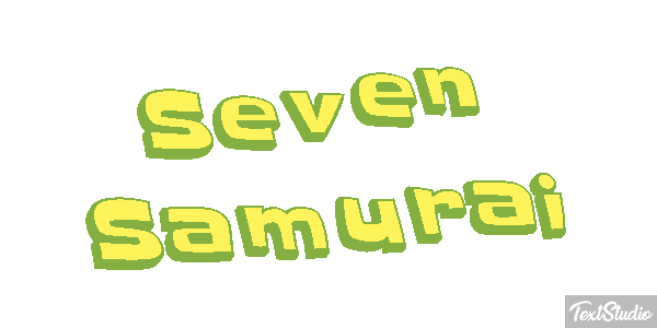 Seven Samurai Efekt tekstowy