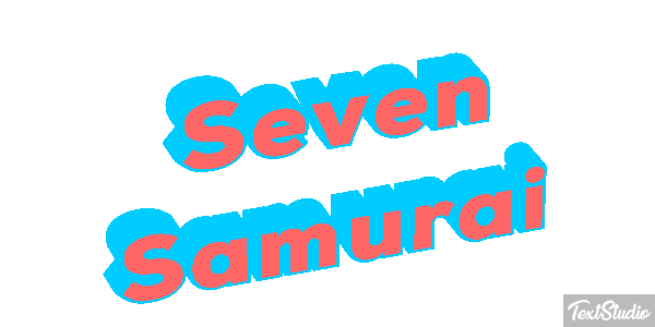 Seven Samurai Efekt tekstowy