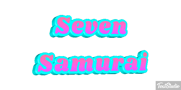 Seven Samurai Efekt tekstowy