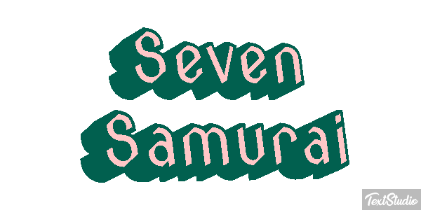Seven Samurai Efekt tekstowy