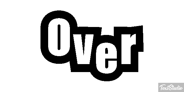Over Text effect