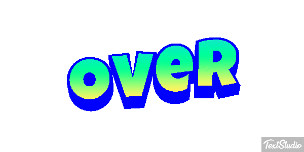 Over Text effect